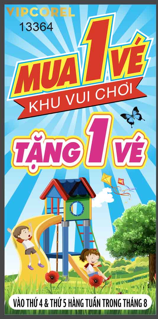 standee khuyen mai khu vui choi tre em.jpg