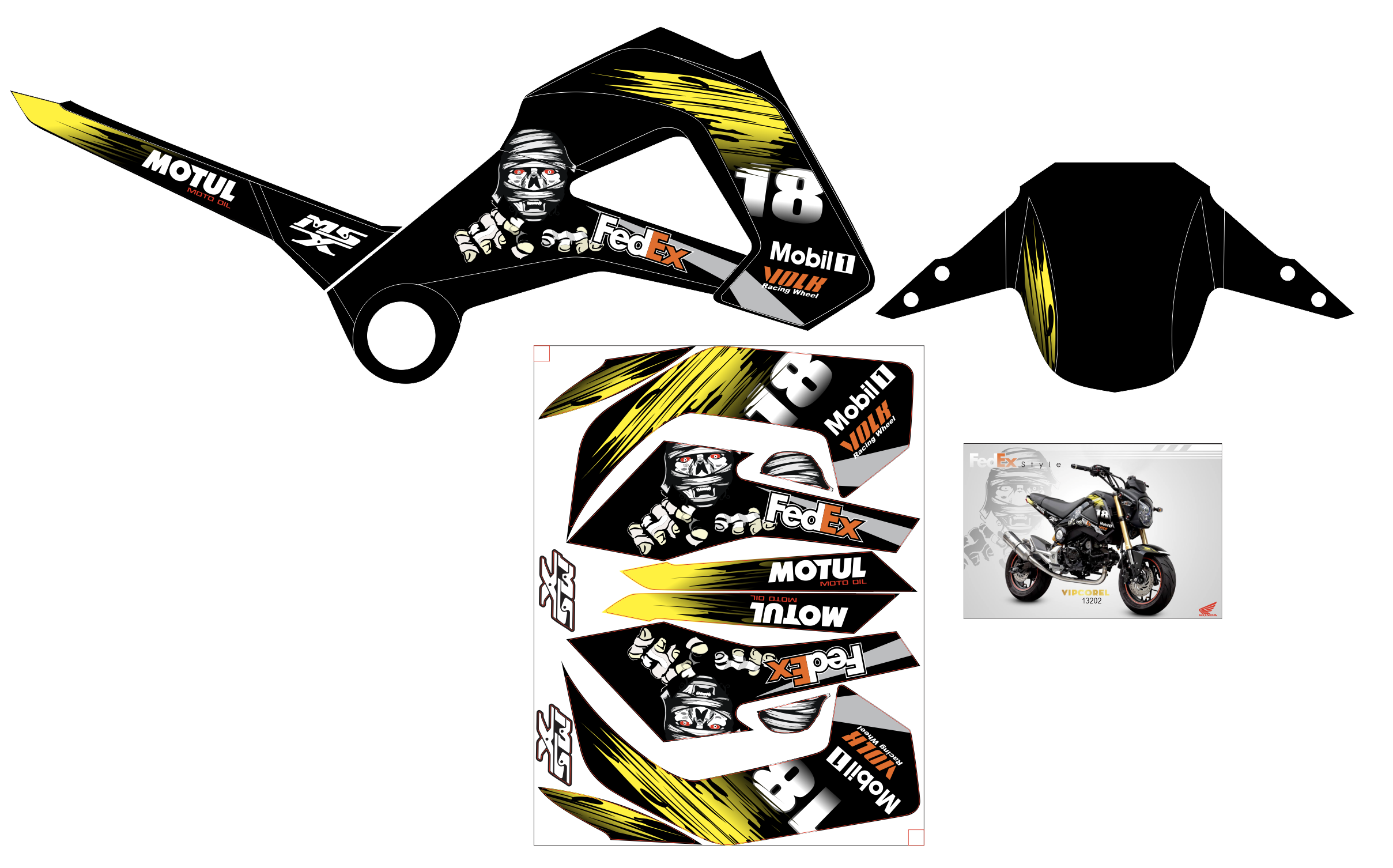 tem decal xe msx 125 #2 fedex style 2.png