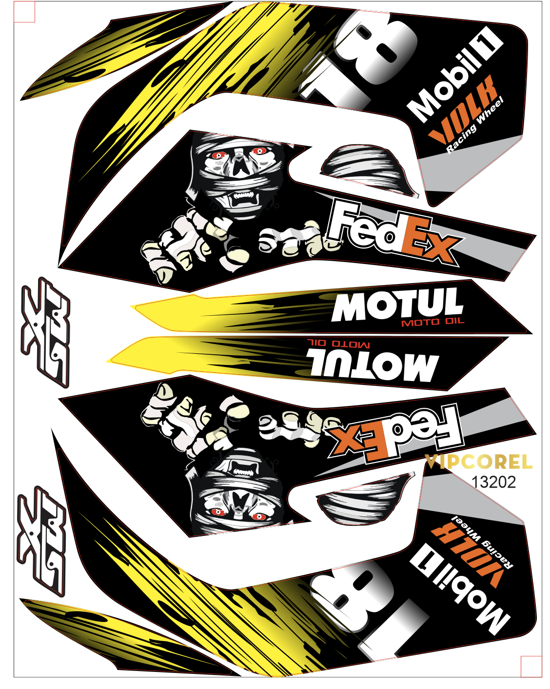 tem decal xe msx 125 #2 fedex style 3.png