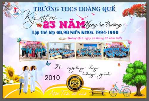 thcs hoang que ky niem 23 nam ngay ra truong lop 9b.jpg