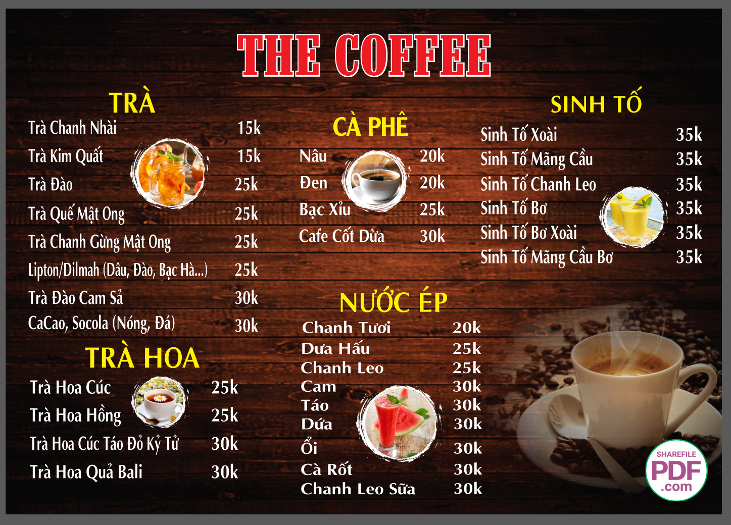 the coffee - tra - sinh to.png