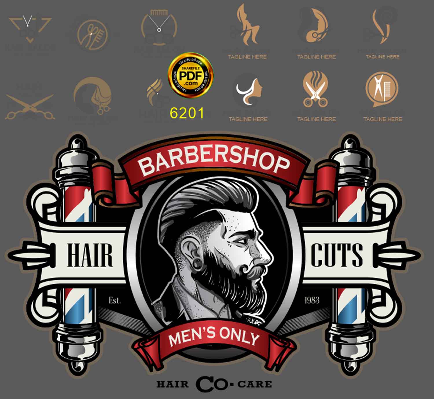 thiet ke bieu tuong tiem hot toc barbershop.jpg