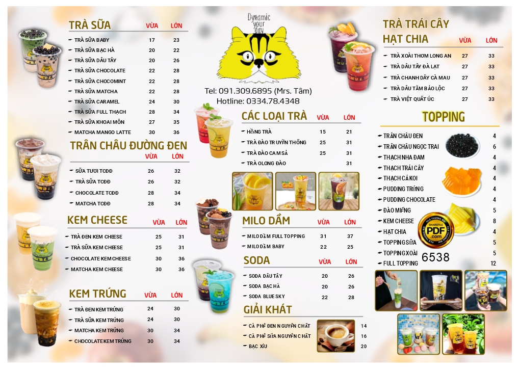 thiet ke menu quan tra sua - menu milk tea corel.png