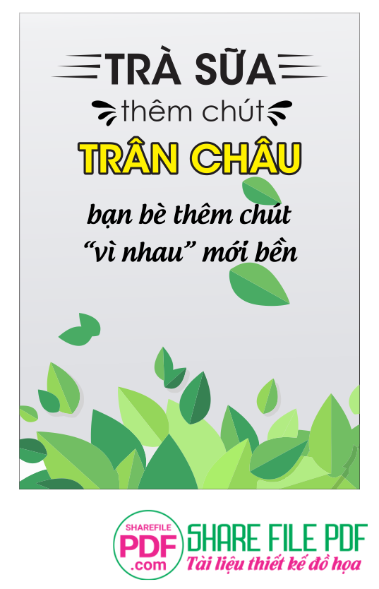 Trà sữa thêm chút trân châu - bạn bè thêm chút vì nhau mới bền
