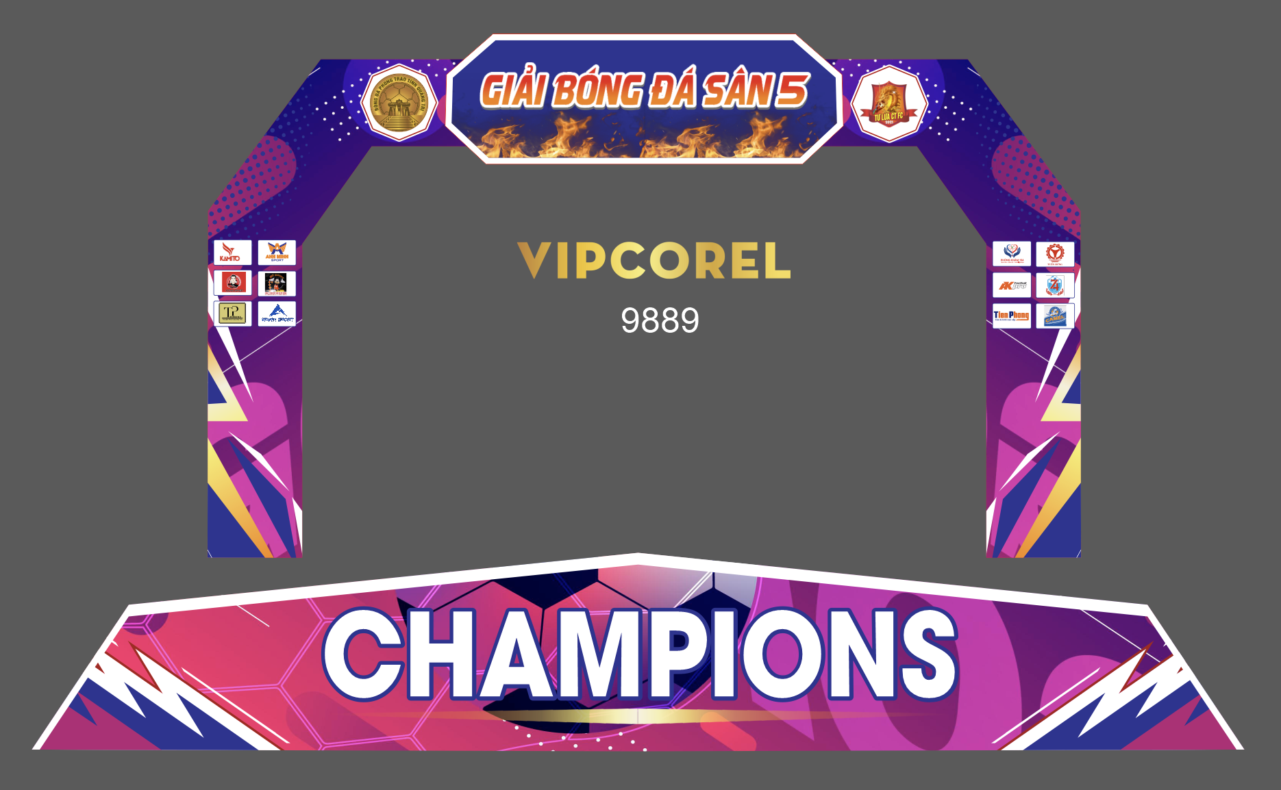 trang tri cong giai bong da san 5 - champions 2.png