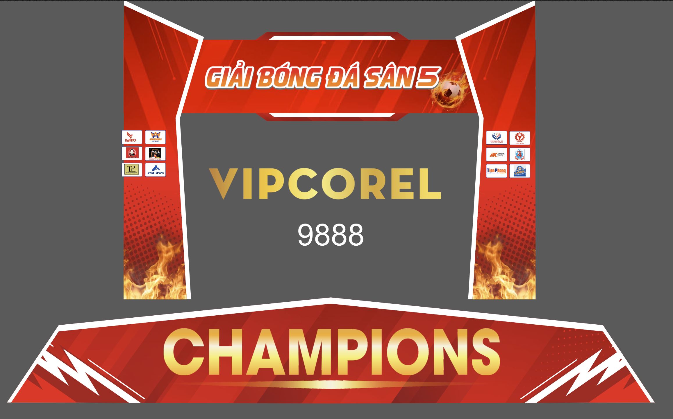 trang tri cong giai bong da san 5 - champions.png