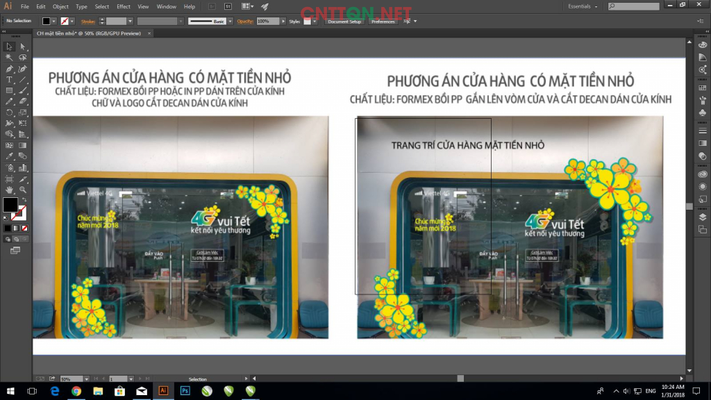 trang tri cua kinh cưa hang viettel ngay tet.jpg