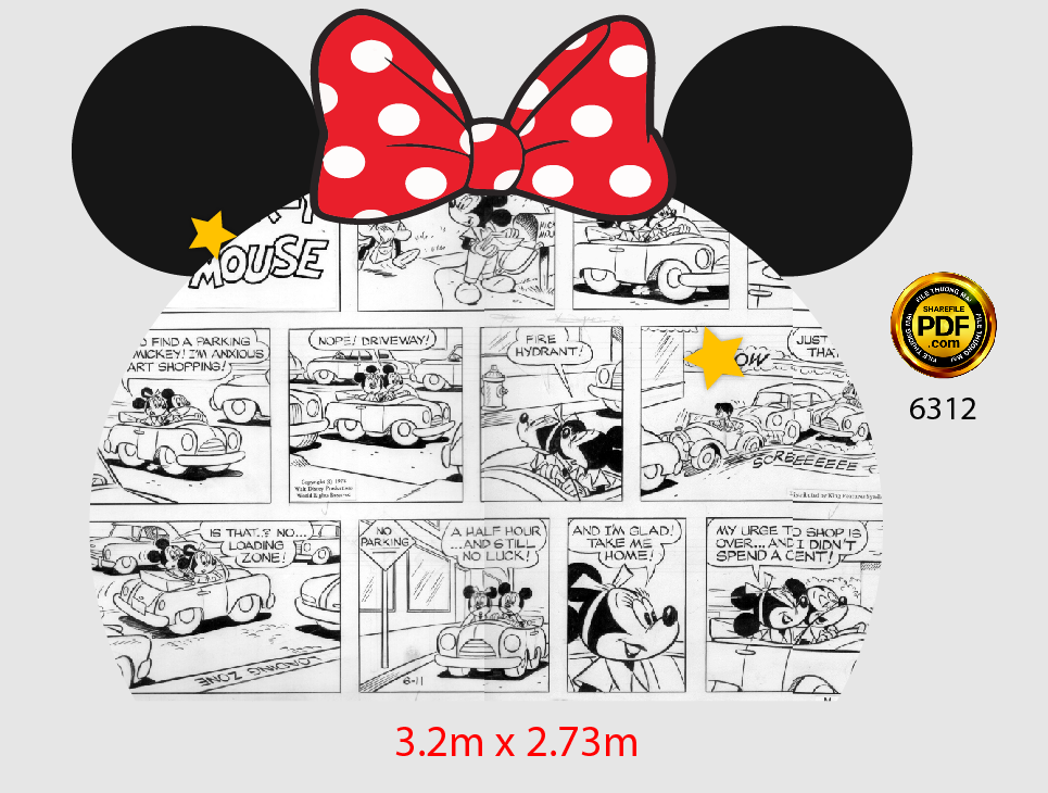 trang tri sinh nhat Ngoc Anh - chu de chuot mickey 2.png