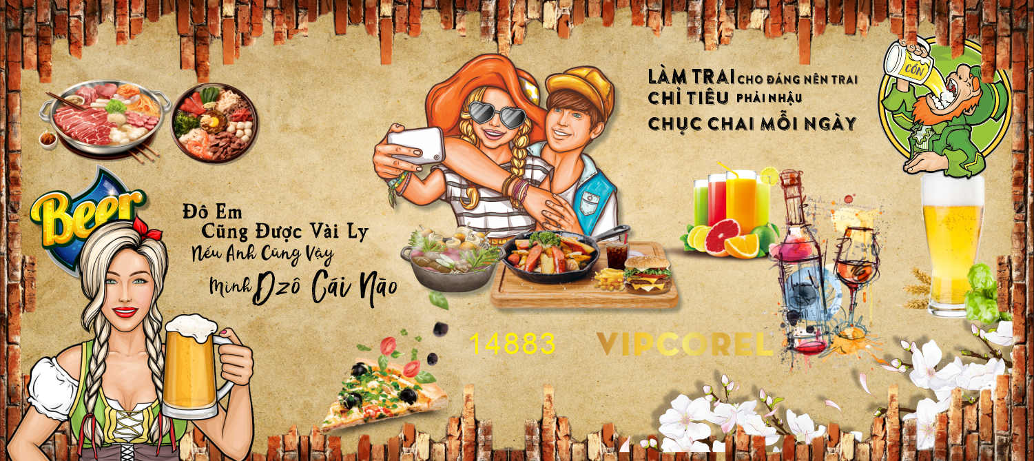tranh decor quan bia hoi - quan lau nuong.png