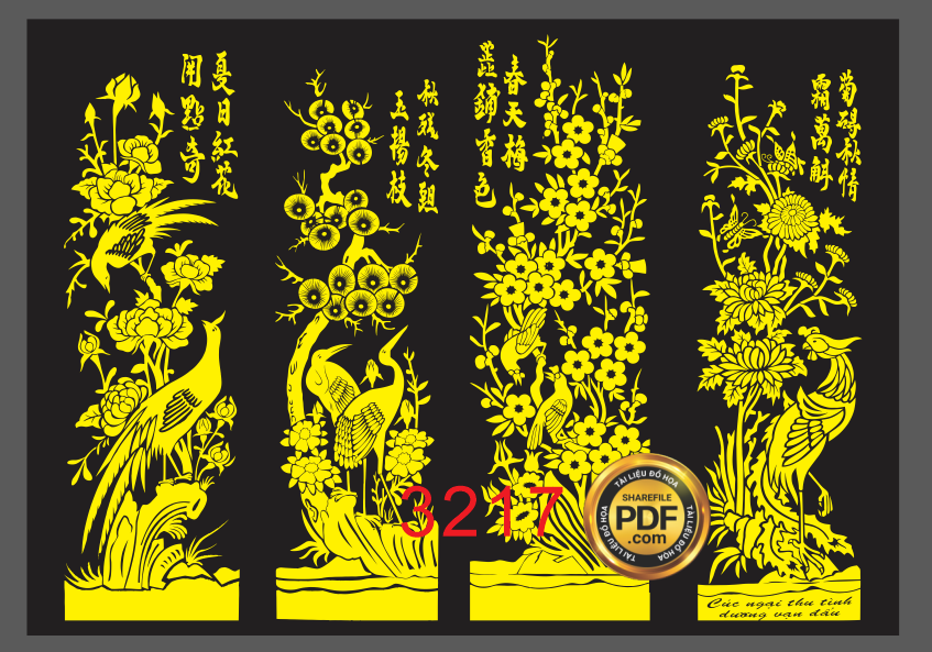 tranh tu quy vector 10.png