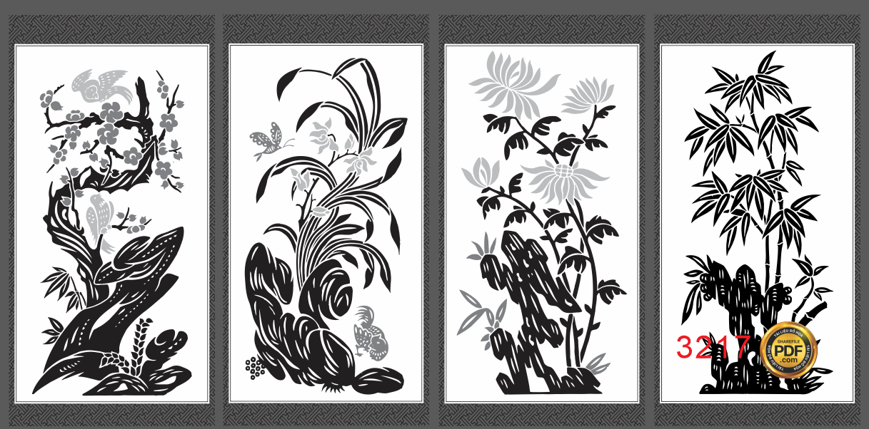 tranh tu quy vector 2.png