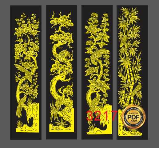 tranh tu quy vector 4.png