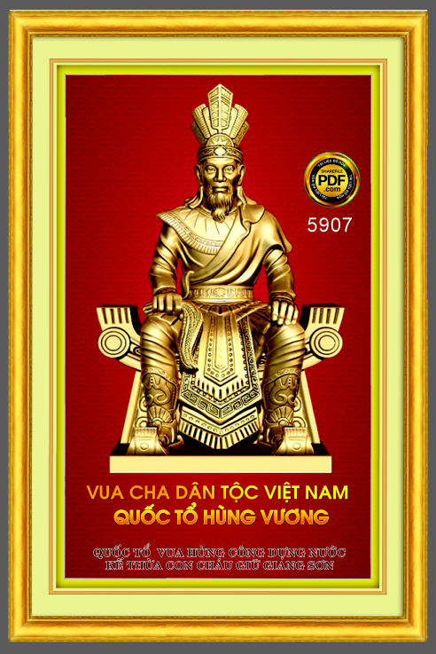 tranh vua hung - vua cha dan toc viet nam quoc to vua hung.png