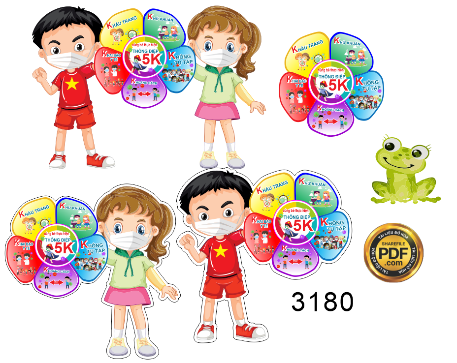 tre em voi thong diep 5k phong chong dich.png