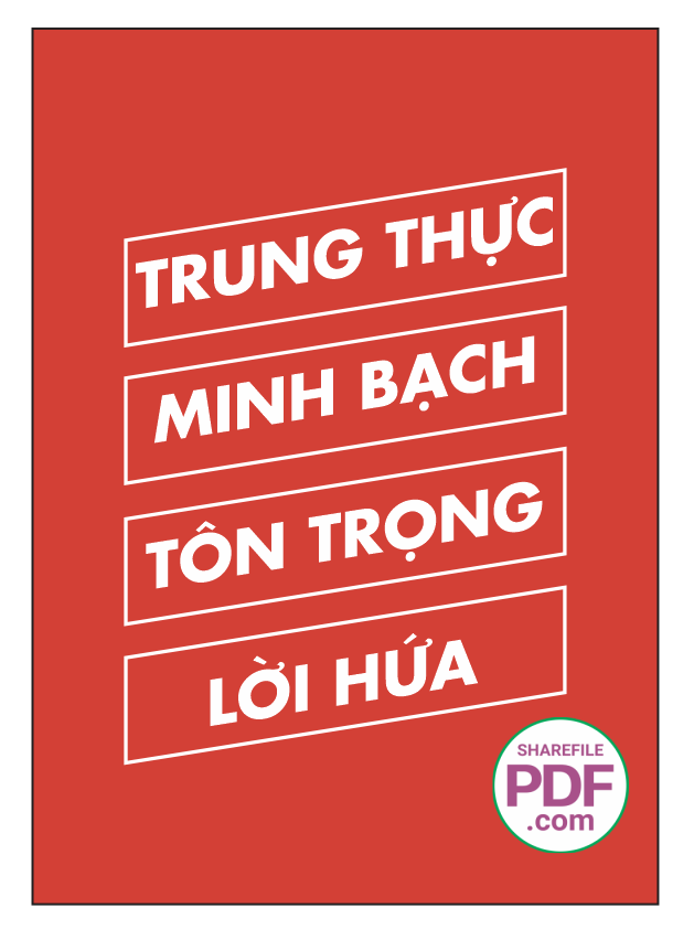 Trung thục minh bạch tôn trọng lời hứa