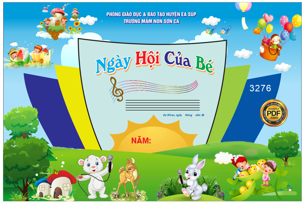 ngày hội của bé trường mầm non Sơn Ca