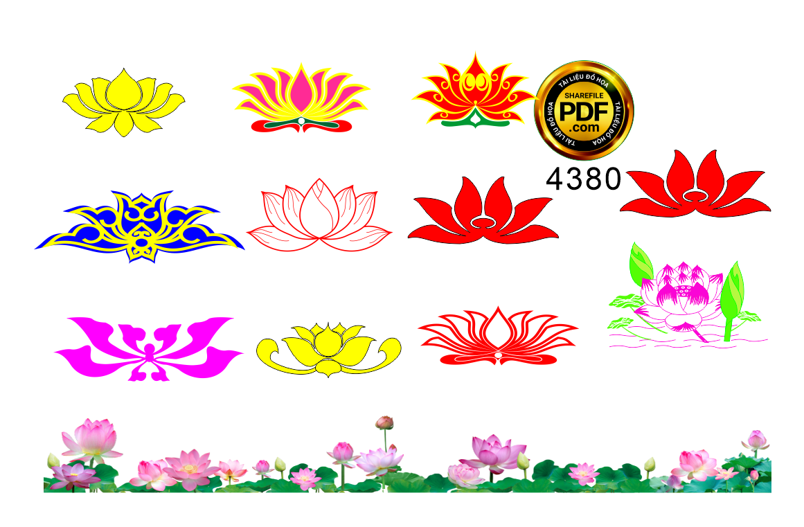 vector hoa sen trang tri.png
