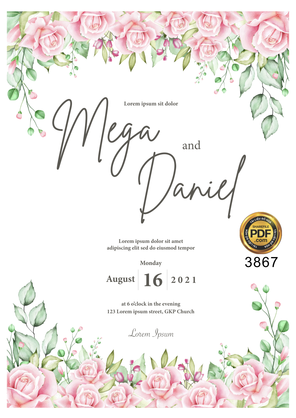 Vector wedding Invitation #102.png