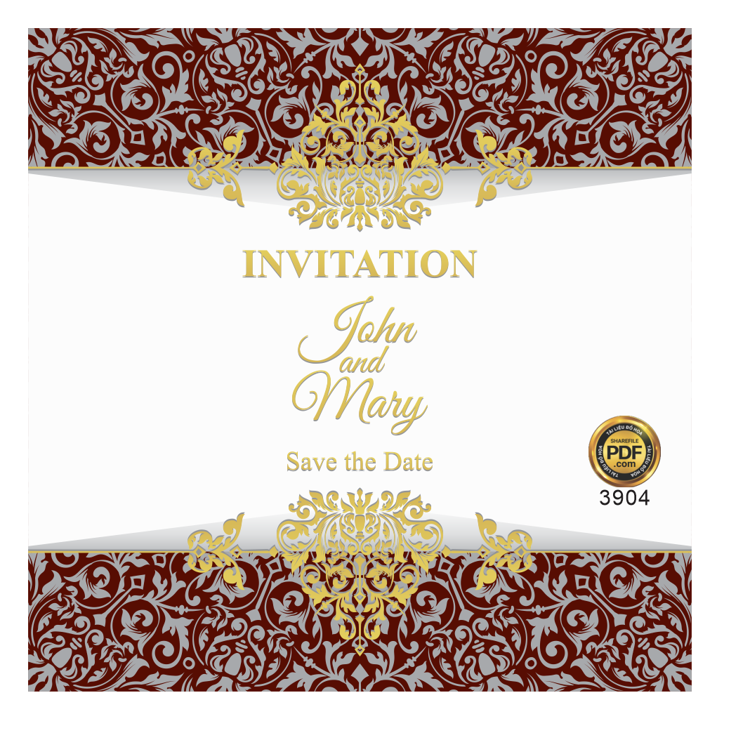 Vector wedding Invitation #139.png