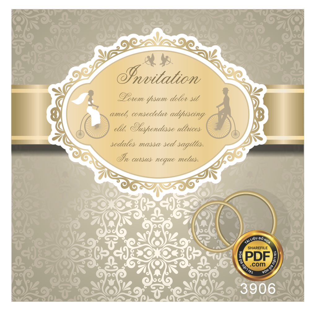 Vector wedding Invitation #141.png