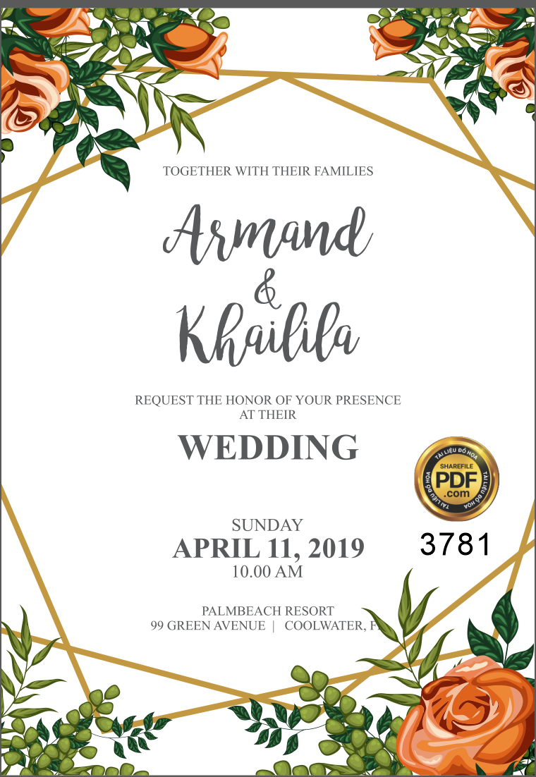 Vector wedding Invitation #16.png