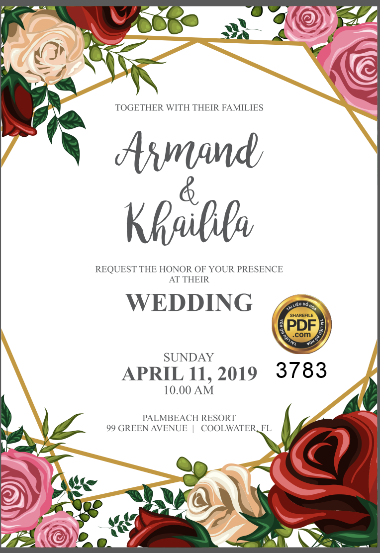 Vector wedding Invitation #18.png