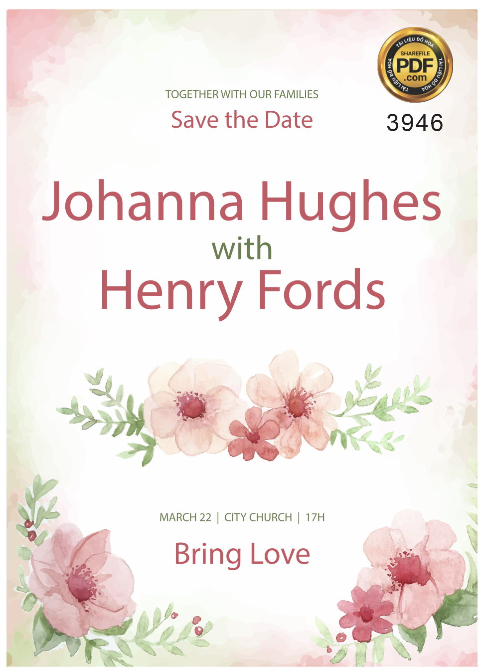 Vector wedding Invitation #182.png
