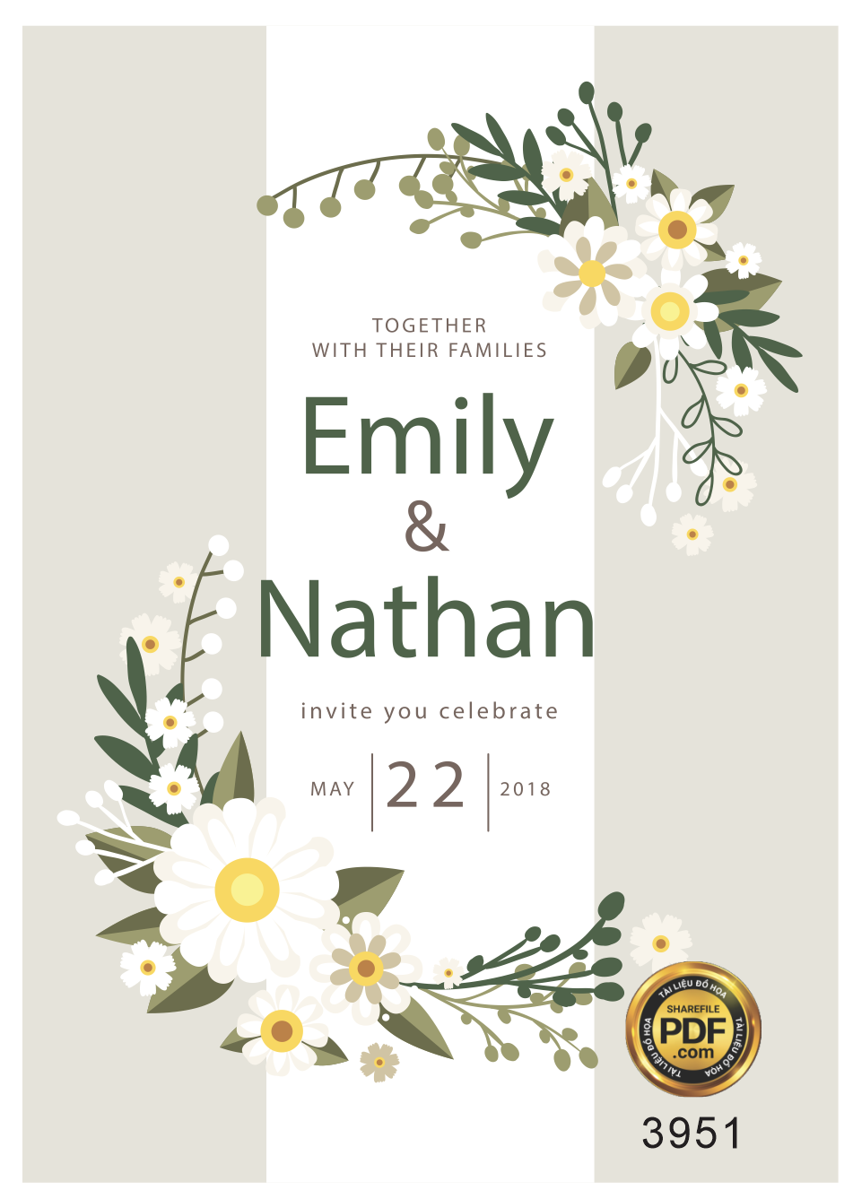 Vector wedding Invitation #187.png