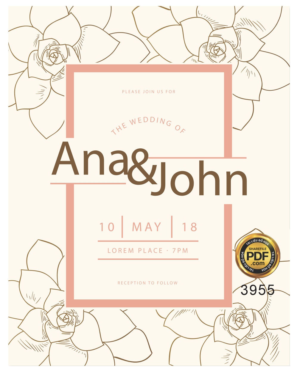 Vector wedding Invitation #191.png