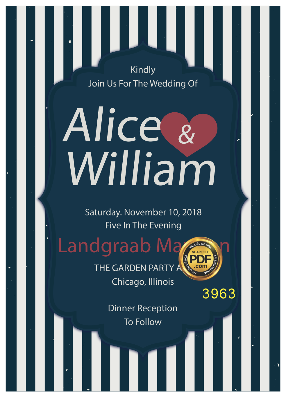 Vector wedding Invitation #199.png
