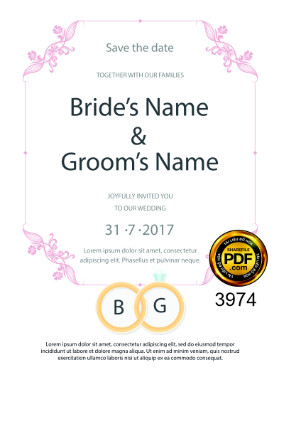 Vector wedding Invitation #210.png