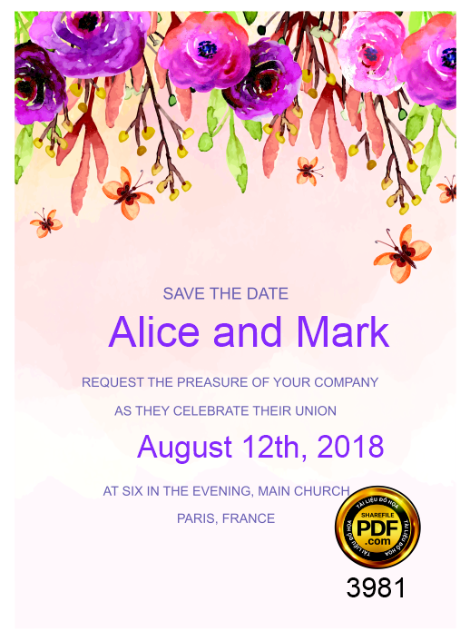 Vector wedding Invitation #217.png