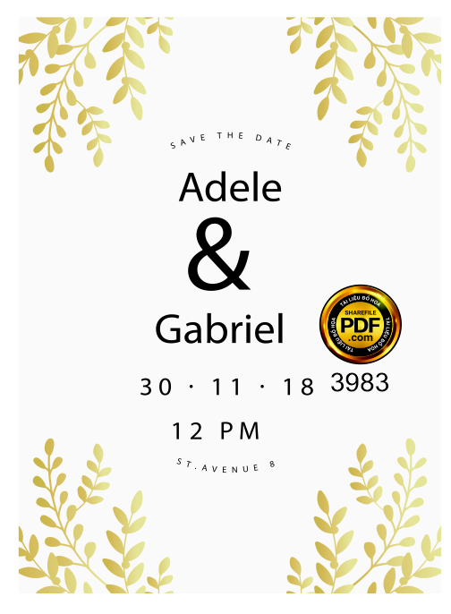 Vector wedding Invitation #219.png