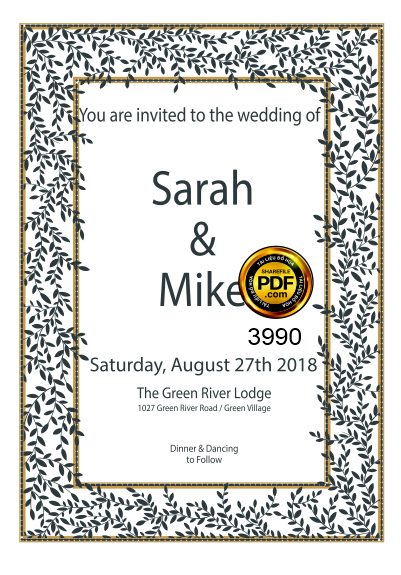 Vector wedding Invitation #226.png