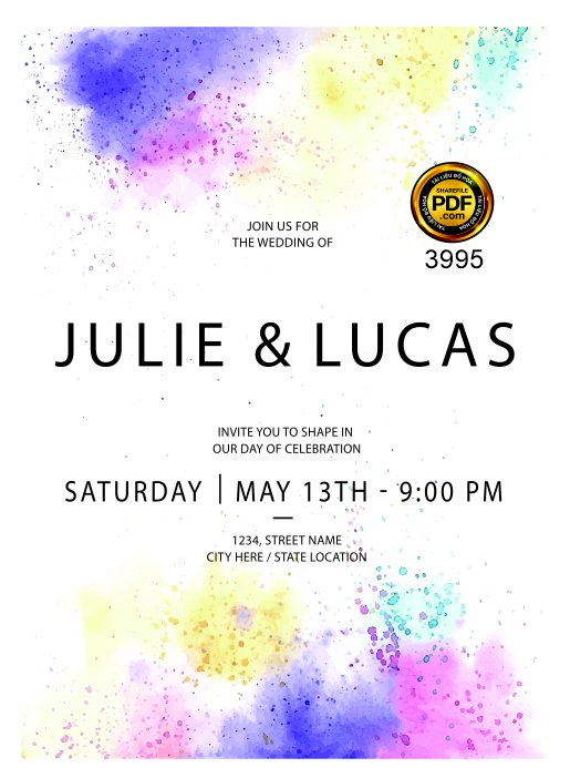 Vector wedding Invitation #231.png