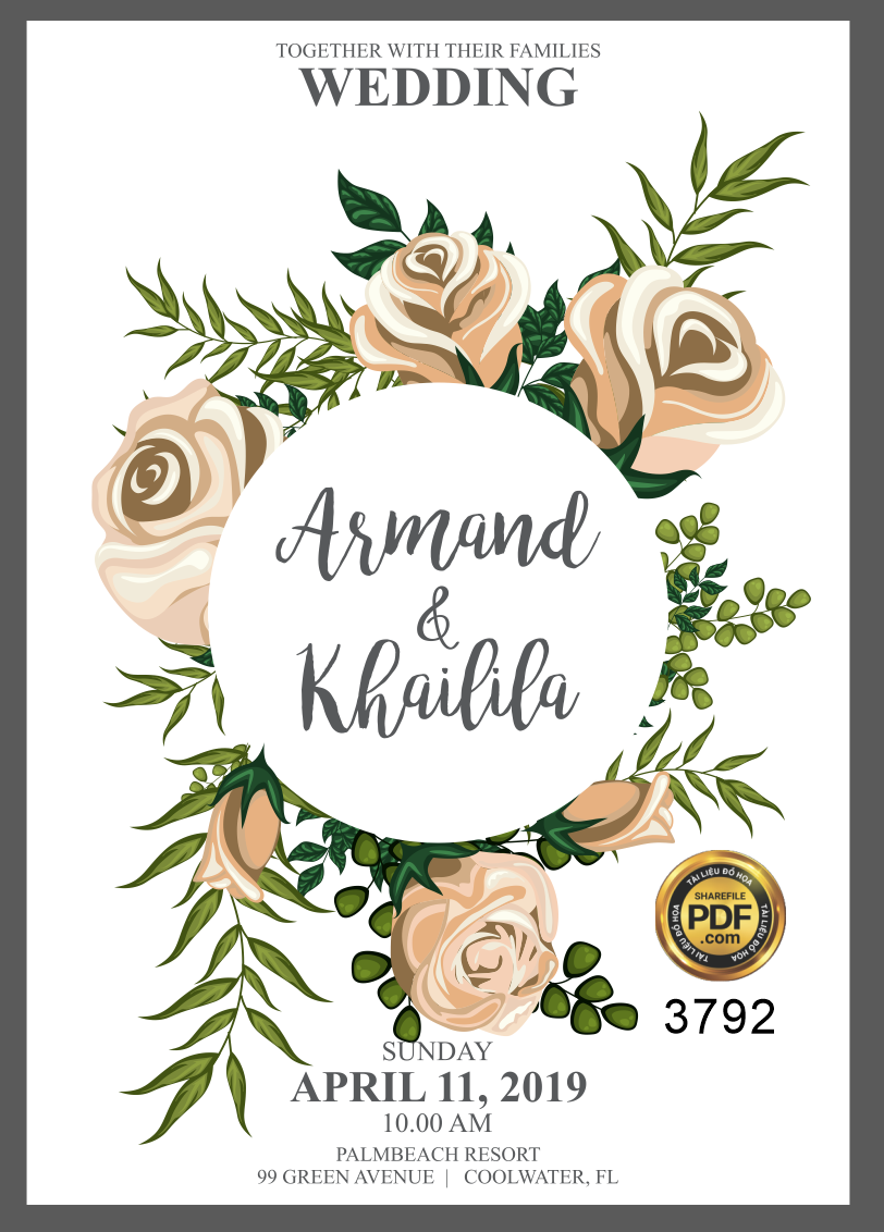 Vector wedding Invitation #27.png