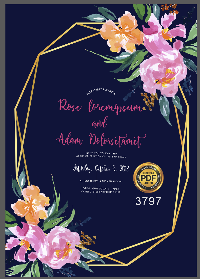 Vector wedding Invitation #32.png