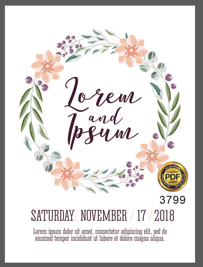 Vector wedding Invitation #34.png