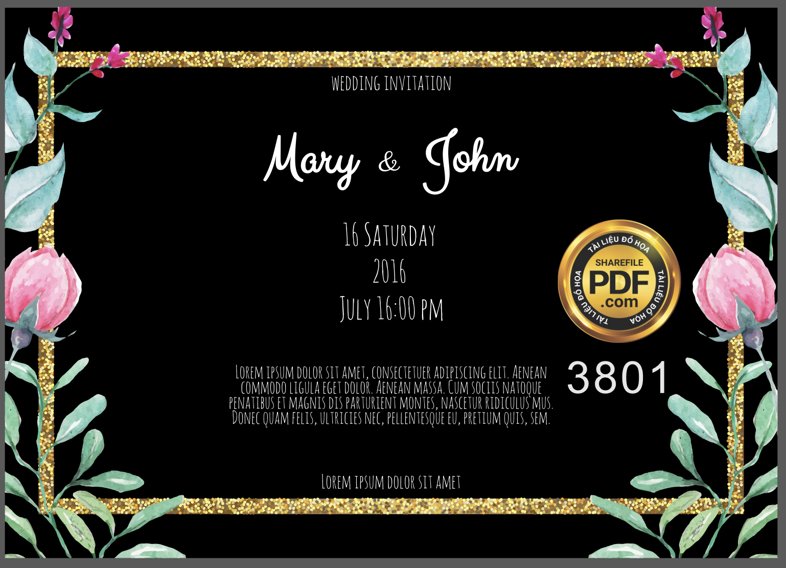 Vector wedding Invitation #36.png