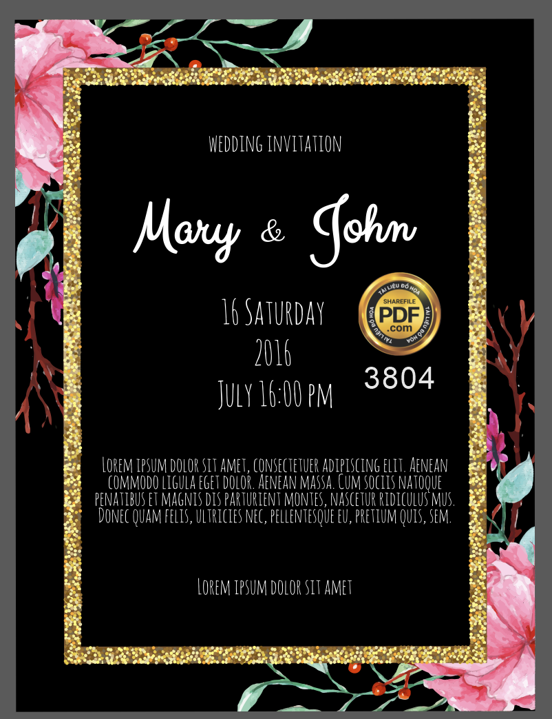 Vector wedding Invitation #39.png