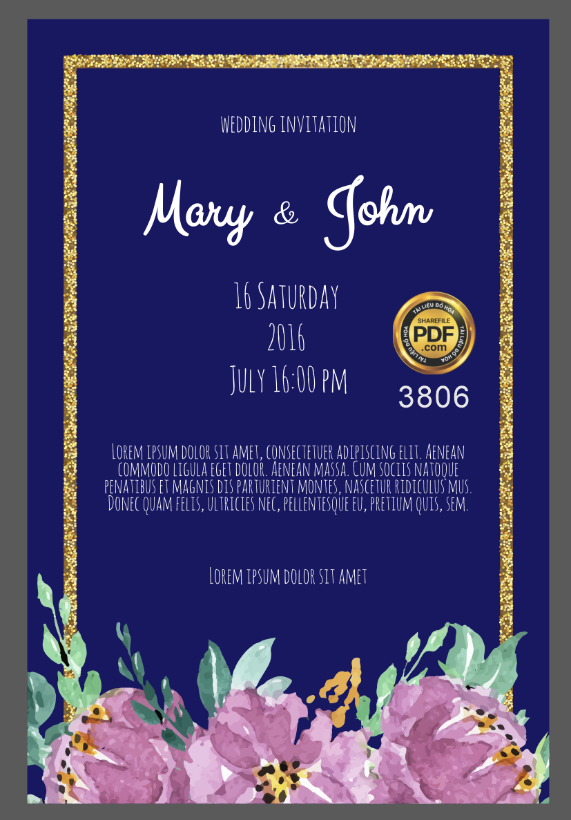Vector wedding Invitation #41.png