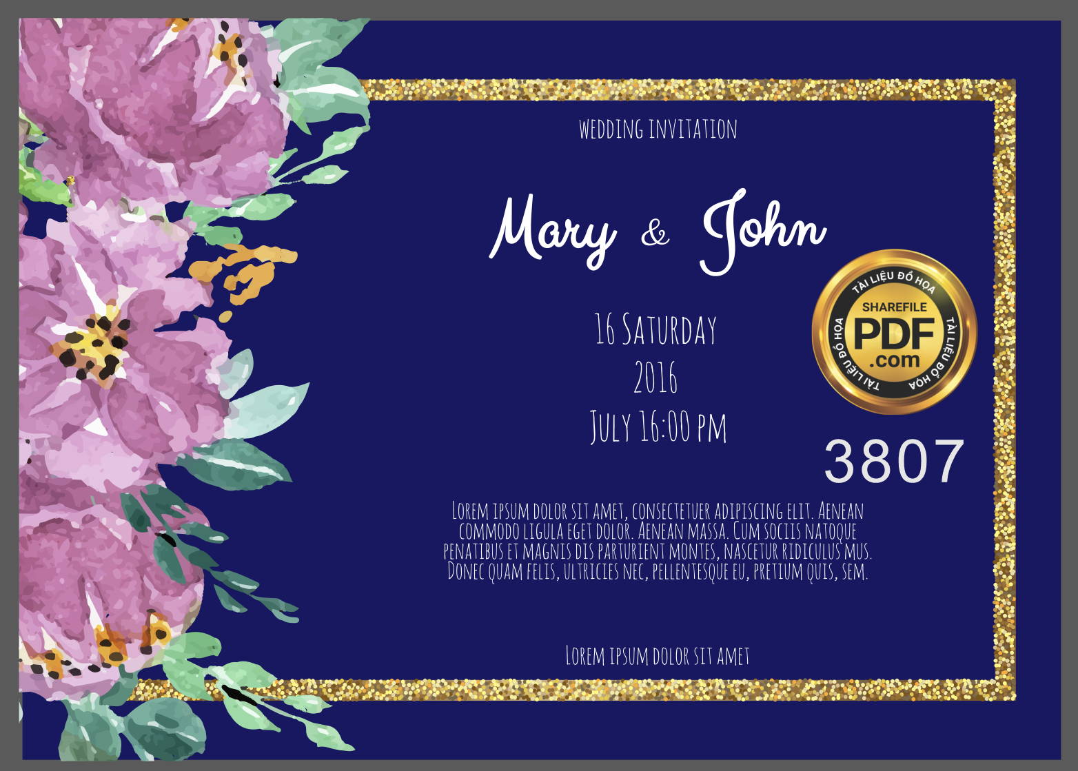 Vector wedding Invitation #42.png