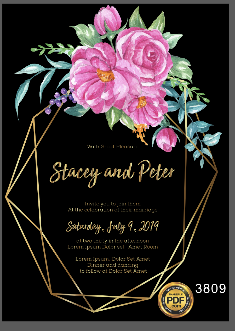 Vector wedding Invitation #44.png
