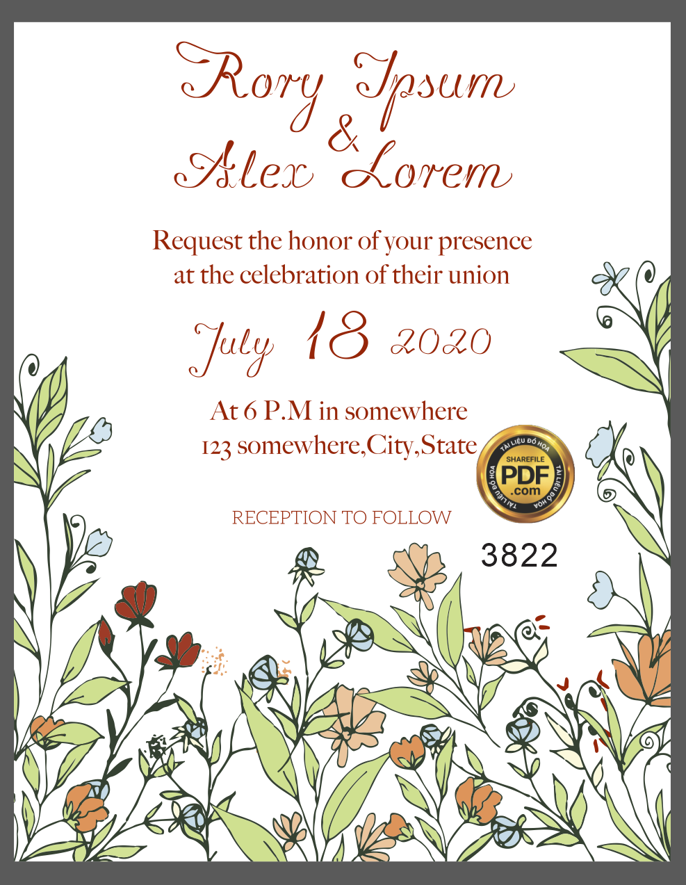 Vector wedding Invitation #57.png