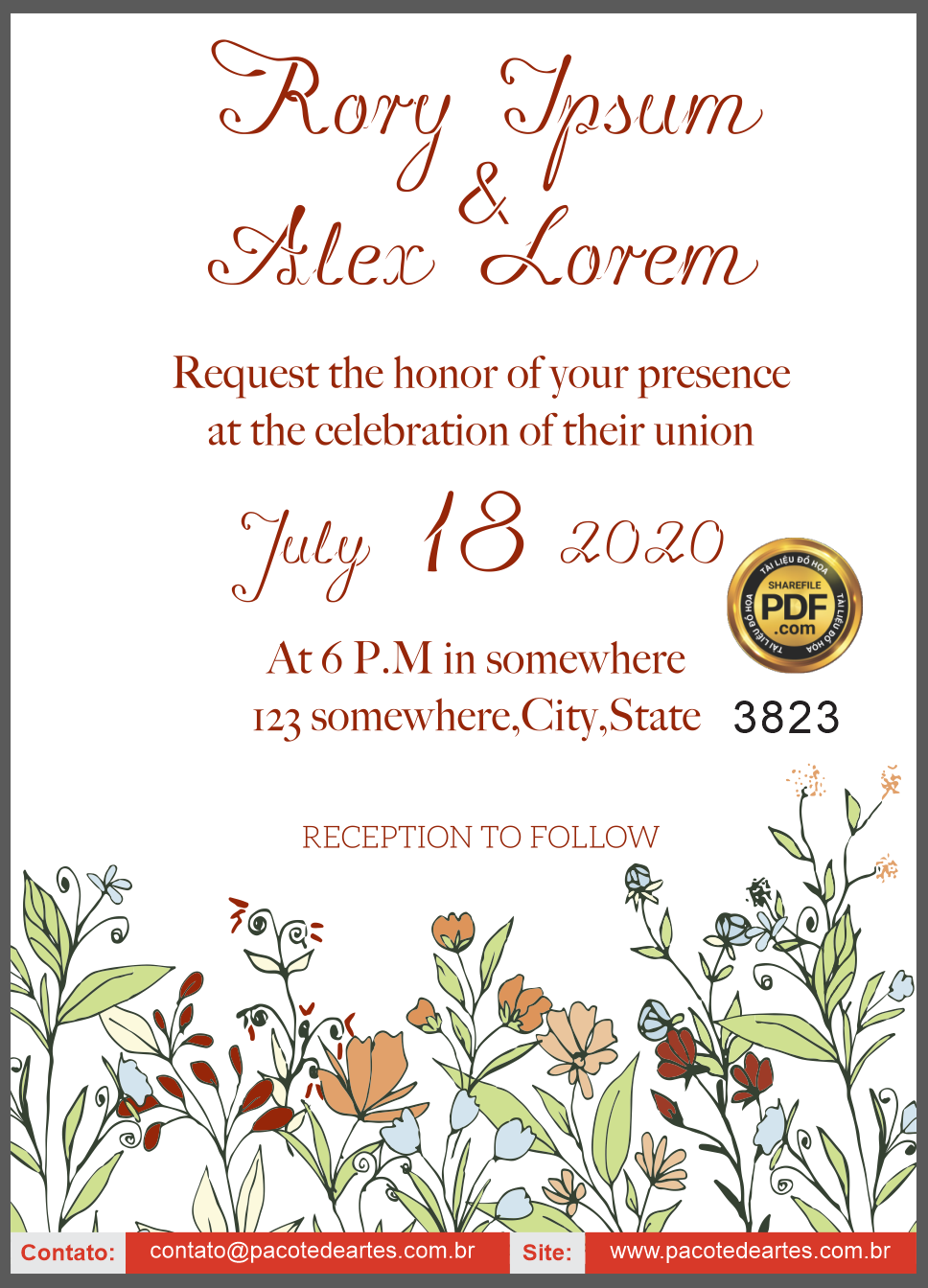 Vector wedding Invitation #58.png