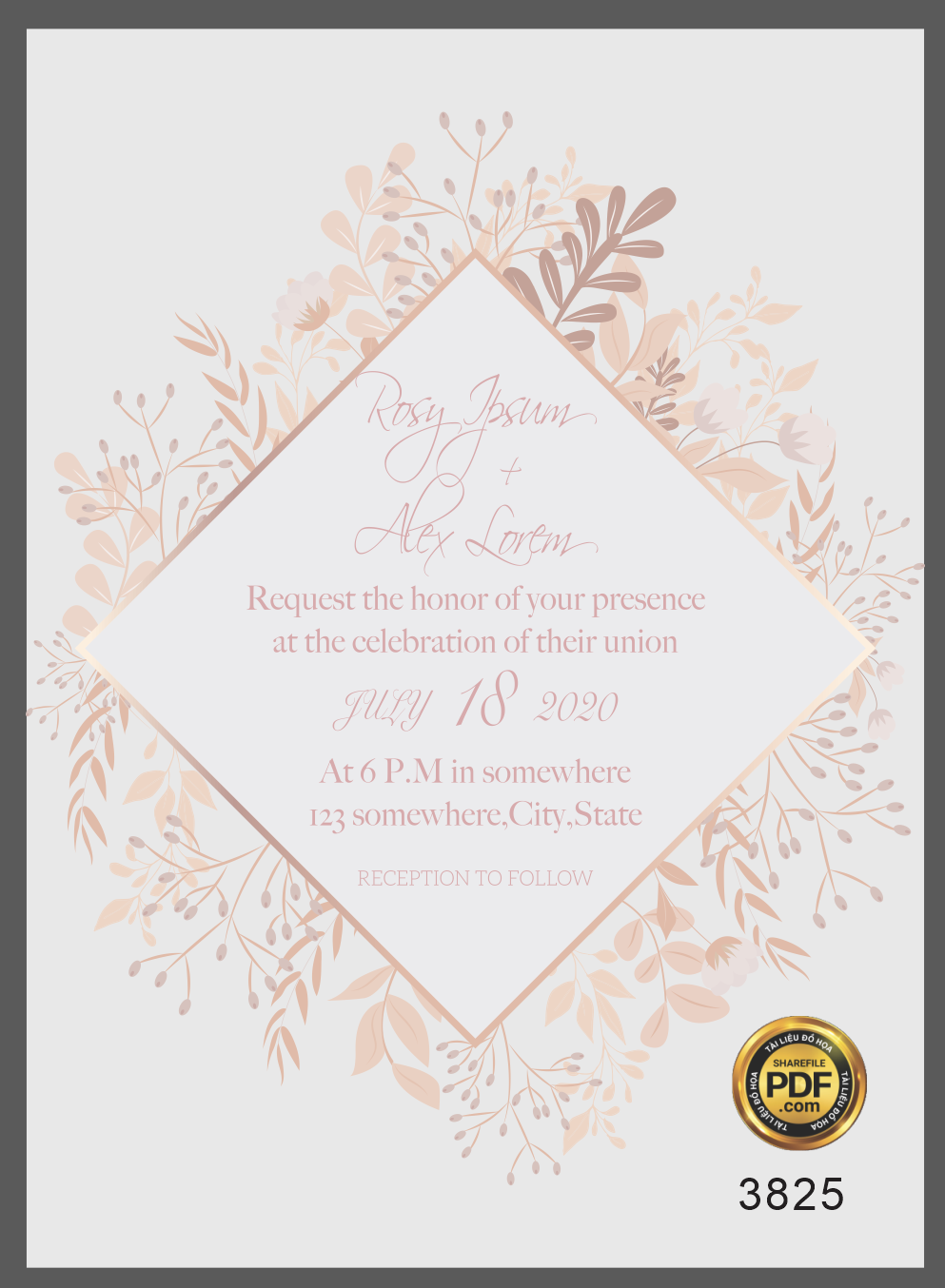 Vector wedding Invitation #60.png