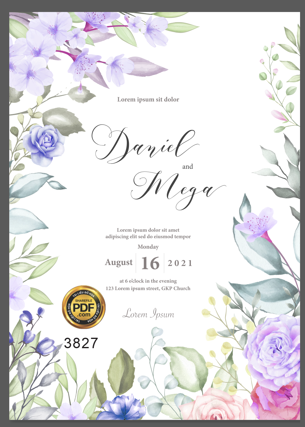 Vector wedding Invitation #62.png
