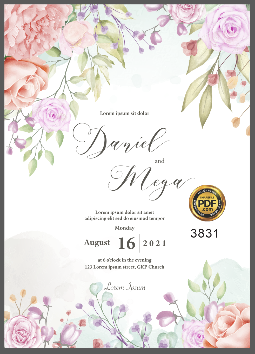 Vector wedding Invitation #66.png