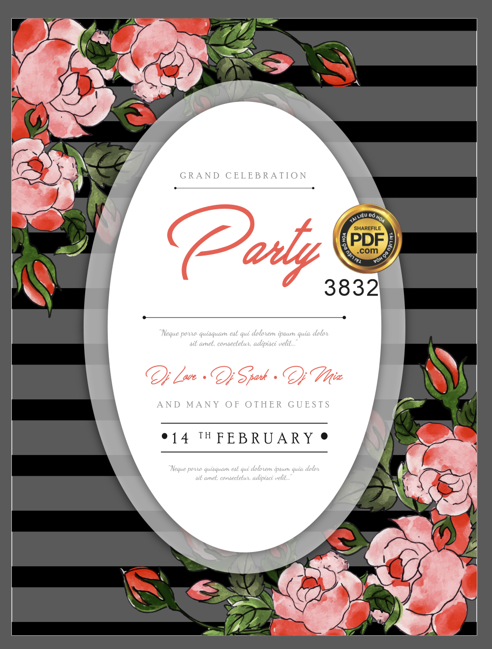 Vector wedding Invitation #67.png