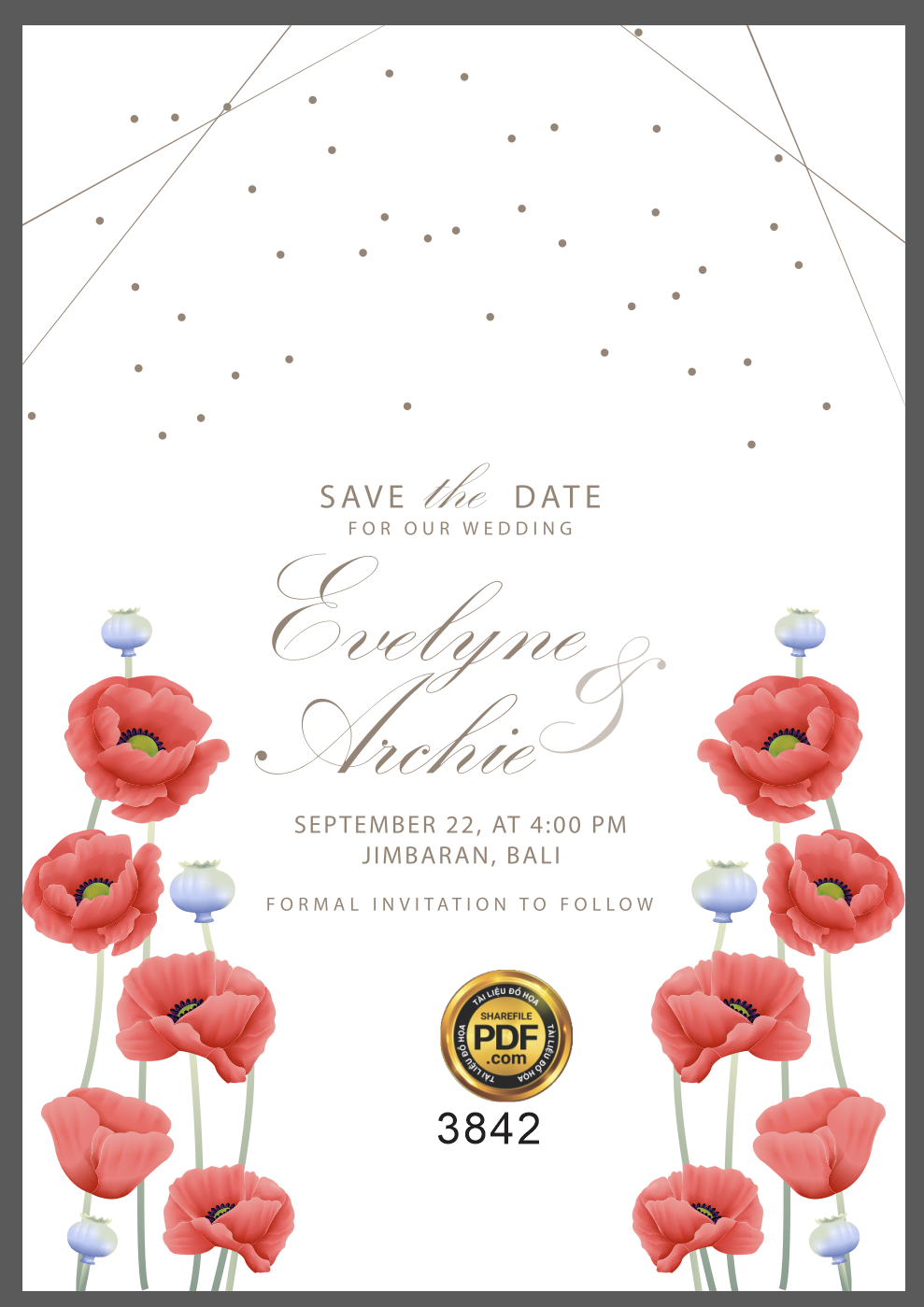 Vector wedding Invitation #77.png